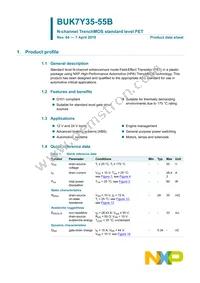 BUK7Y35-55B Datasheet Page 2