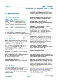 BUK7Y38-100EX Datasheet Page 11