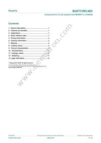 BUK7Y3R5-40HX Datasheet Page 14