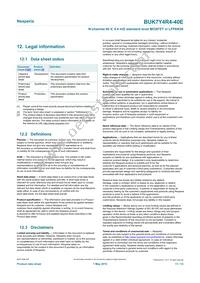 BUK7Y4R4-40EX Datasheet Page 11