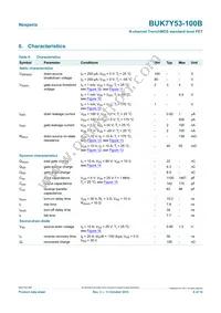 BUK7Y53-100B Datasheet Page 6