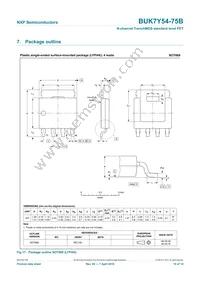 BUK7Y54-75B Datasheet Page 11