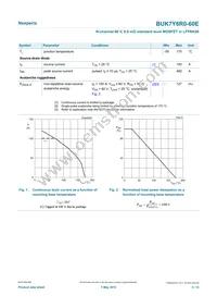 BUK7Y6R0-60EX Datasheet Page 3