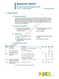 BUK9107-40ATC Datasheet Page 2