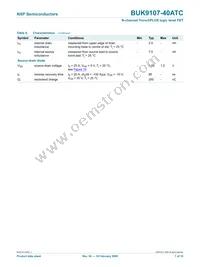 BUK9107-40ATC Datasheet Page 8