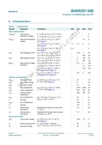 BUK9207-30B Datasheet Page 6