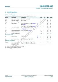 BUK9209-40B Datasheet Page 3