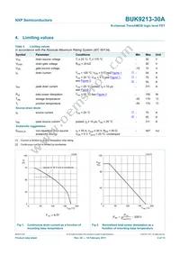 BUK9213-30A Datasheet Page 3