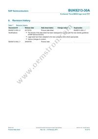 BUK9213-30A Datasheet Page 10