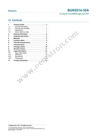 BUK9214-30A Datasheet Page 14