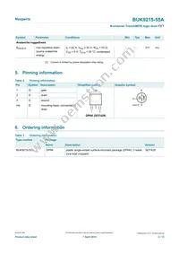 BUK9215-55A Datasheet Page 2