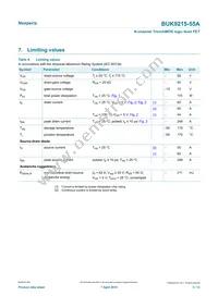 BUK9215-55A Datasheet Page 3