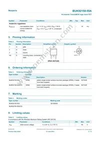 BUK92150-55A Datasheet Page 2