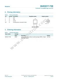 BUK9217-75B Datasheet Page 2