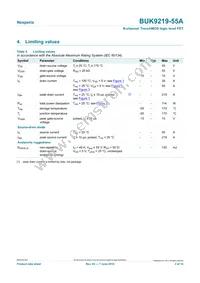 BUK9219-55A Datasheet Page 3