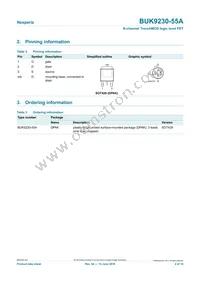 BUK9230-55A Datasheet Page 2