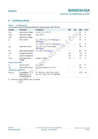 BUK9230-55A Datasheet Page 3