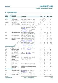 BUK9237-55A/C1 Datasheet Page 5