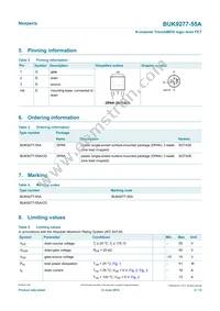 BUK9277-55A Datasheet Page 2