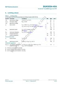 BUK9504-40A Datasheet Page 4