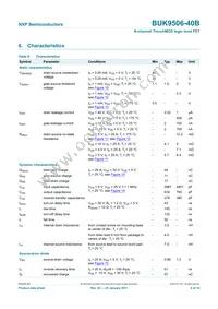 BUK9506-40B Datasheet Page 7