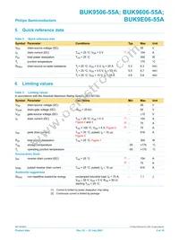 BUK9506-55A Datasheet Page 2