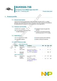 BUK9506-75B Datasheet Page 2