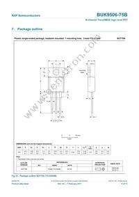 BUK9506-75B Datasheet Page 10