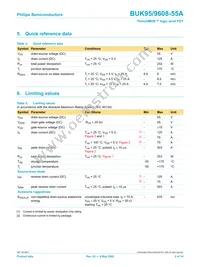 BUK9508-55A Datasheet Page 2
