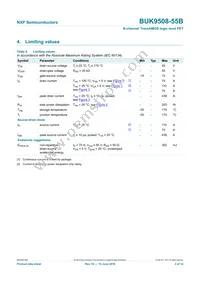 BUK9508-55B Datasheet Page 4