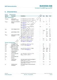 BUK9508-55B Datasheet Page 7