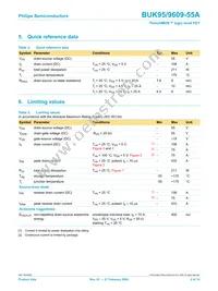 BUK9509-55A Datasheet Page 2