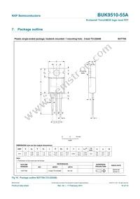 BUK9510-55A Datasheet Page 10