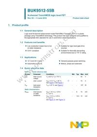 BUK9512-55B Datasheet Page 2
