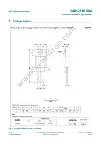 BUK9516-55A Datasheet Page 9