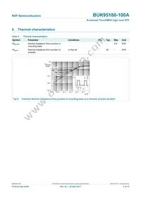 BUK95180-100A Datasheet Page 5