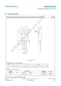 BUK951R9-40E Datasheet Page 10