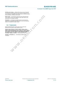 BUK951R9-40E Datasheet Page 12