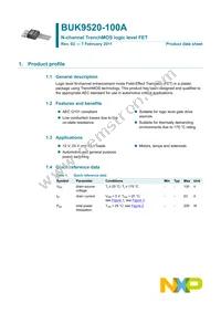 BUK9520-100A Datasheet Page 2