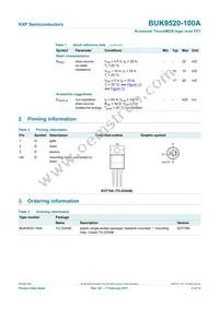 BUK9520-100A Datasheet Page 3