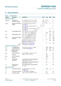 BUK9520-100A Datasheet Page 6