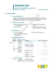 BUK9520-55A Datasheet Page 2