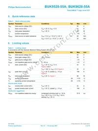 BUK9528-55A Datasheet Page 2