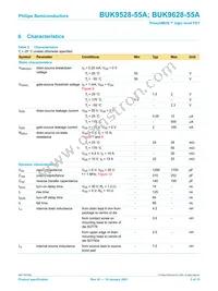 BUK9528-55A Datasheet Page 5