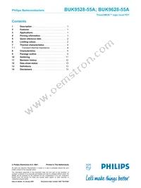 BUK9528-55A Datasheet Page 15