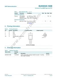 BUK9529-100B Datasheet Page 3