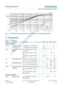 BUK952R3-40E Datasheet Page 6