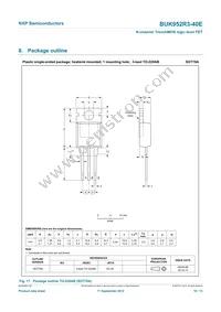 BUK952R3-40E Datasheet Page 11