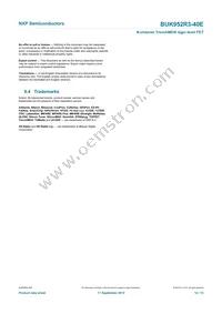 BUK952R3-40E Datasheet Page 13