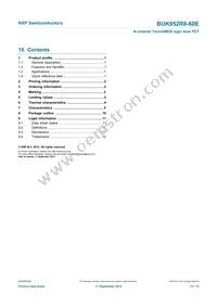 BUK952R8-60E Datasheet Page 14